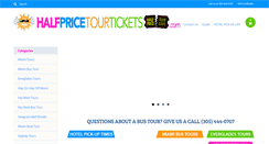 Desktop Screenshot of halfpricetourtickets.com